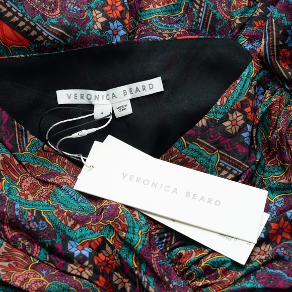 Veronica Beard Bellino Silk Blend Jacquard Mini Dress - Picture 4 of 15